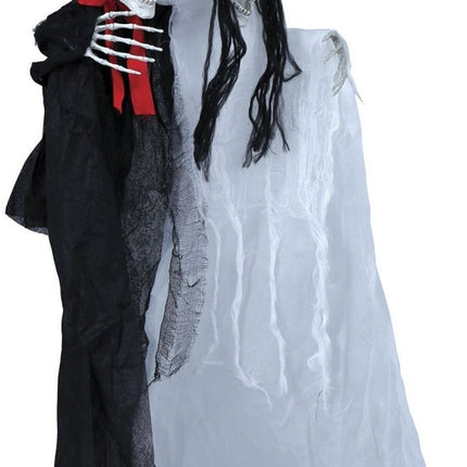 Halloween Poppen Bruid En Bruidegom 90cm van Fiestas Guirca koop je bij Partywinkel