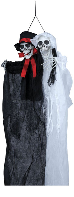 Halloween Poppen Bruid En Bruidegom 90cm van Fiestas Guirca koop je bij Partywinkel