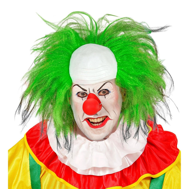Halloween Pruik Groen Heren Clown van Widmann koop je bij Partywinkel