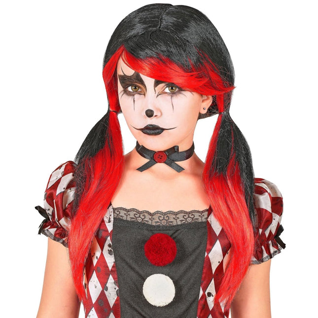 Halloween Pruik Horror Clown van Widmann koop je bij Partywinkel