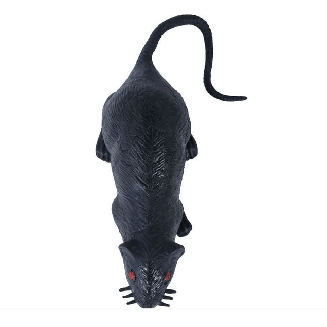 Halloween Rat Zwart 15cm van Fiestas Guirca koop je bij Partywinkel