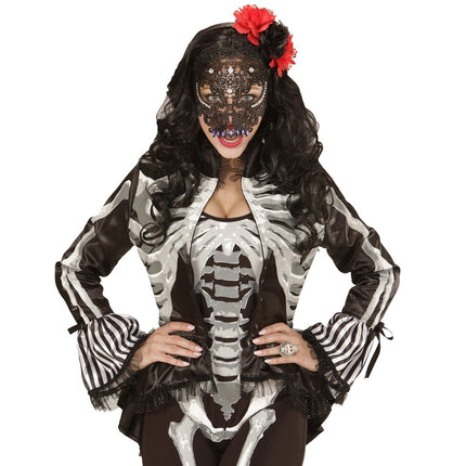 Halloween Ring Zilver Schedel van Widmann koop je bij Partywinkel