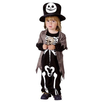 Halloween Schedelachtig Kostuum Kind 3/4 jaar van Boland koop je bij Partywinkel