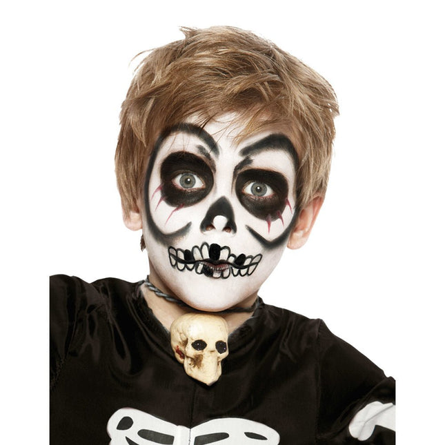 Halloween Schminkset Doodshoofd van Boland koop je bij Partywinkel