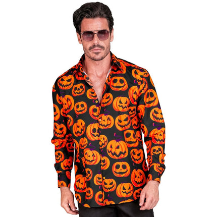 Halloween Shirt Pompoen van Widmann koop je bij Partywinkel