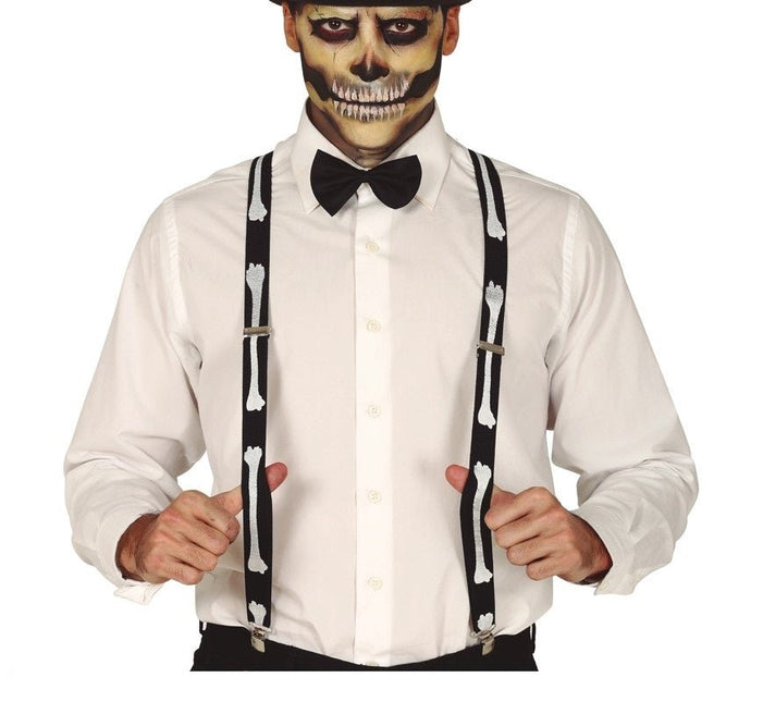 Halloween Skelet Bretels van Fiestas Guirca koop je bij Partywinkel