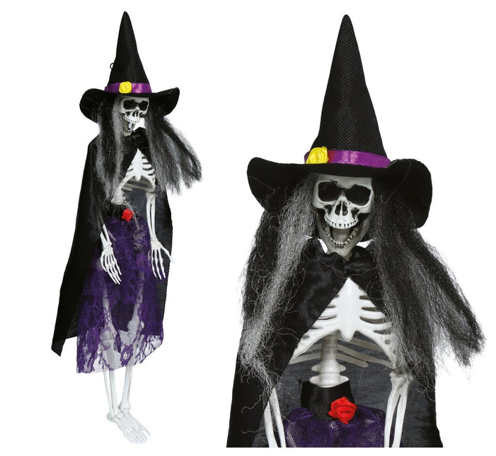 Halloween Skelet Heks Jurk 47cm van Fiestas Guirca koop je bij Partywinkel