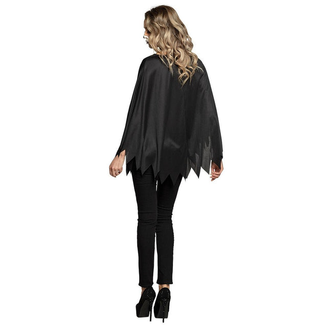 Halloween Skelet Poncho van Boland koop je bij Partywinkel