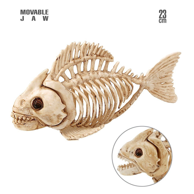 Halloween Skelet Vis 23cm van Widmann koop je bij Partywinkel