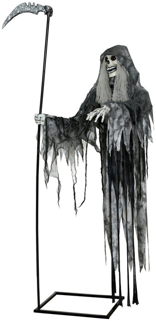 Halloween Skelet Vliegend Met Licht, Geluid En Beweging 2,05m van Fiestas Guirca koop je bij Partywinkel