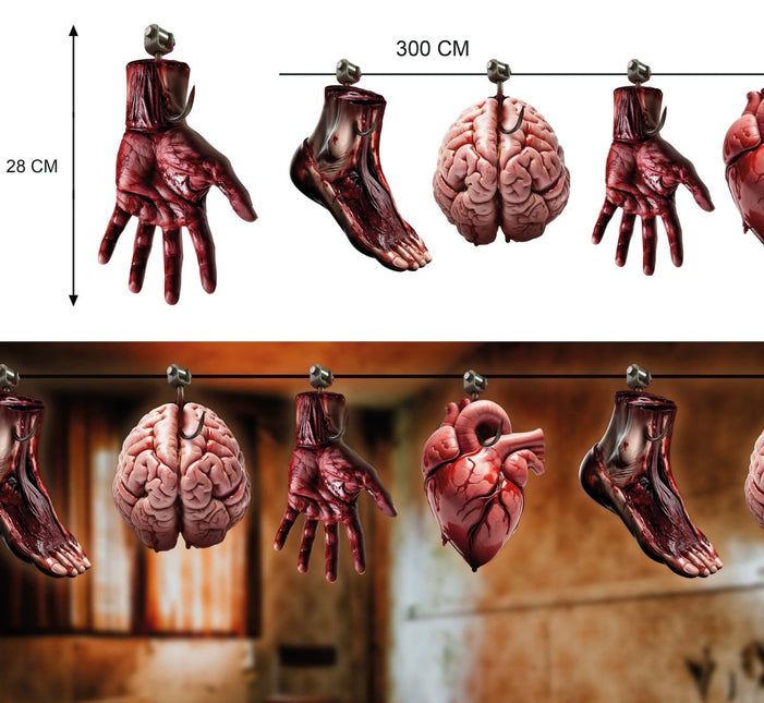Halloween Slinger Organen 3m van Fiestas Guirca koop je bij Partywinkel