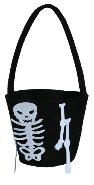 Halloween Snoepbakje Skelet 12cm - Partywinkel - 8434077249840