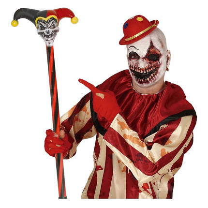 Halloween Staf Clown 90cm van Fiestas Guirca koop je bij Partywinkel