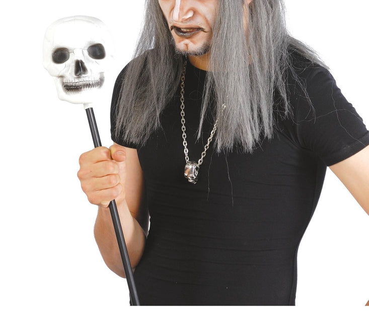 Halloween Staf Schedel 60cm van Fiestas Guirca koop je bij Partywinkel