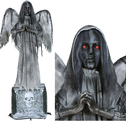 Halloween Standbeeld Engel Met Licht En Geluid 1,7m - Partywinkel - 8434077248515