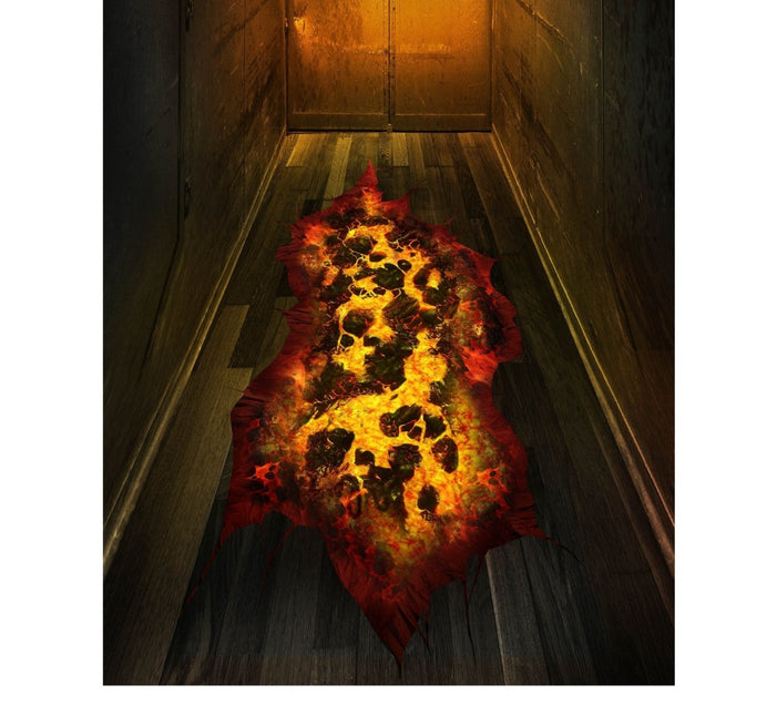 Halloween Sticker Lava 90cm - Partywinkel - 8434077268902