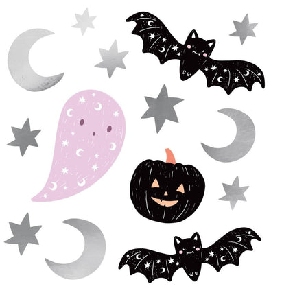 Halloween Stickers 4st van Partydeco koop je bij Partywinkel