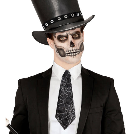 Halloween Stropdas Spinnenweb van Widmann koop je bij Partywinkel