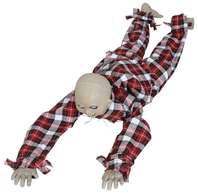 Halloween Tafeldecoratie Kruipende Zombie 90cm - Partywinkel - 8434077267936