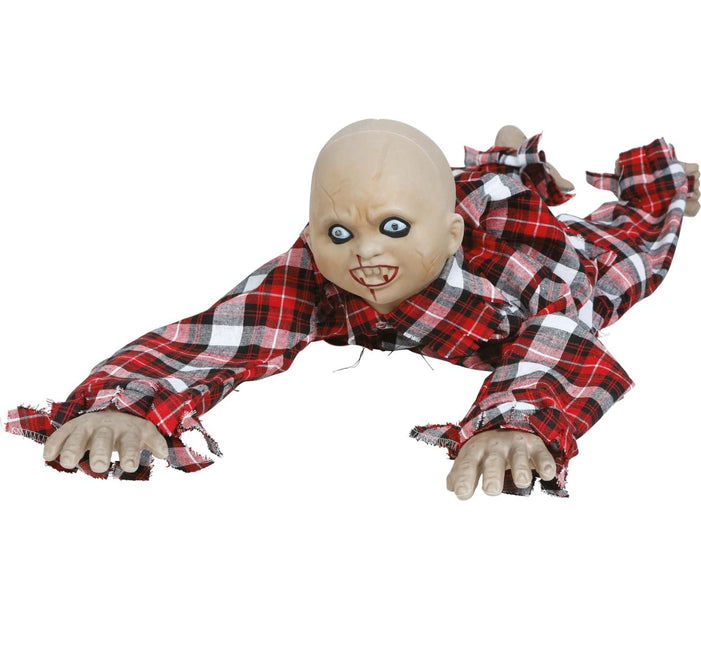 Halloween Tafeldecoratie Kruipende Zombie 90cm - Partywinkel - 8434077267936