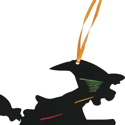Halloween Tafeldecoratie Wit Kasteel Silhouetten 12cm 6st - Partywinkel - 8434077315101