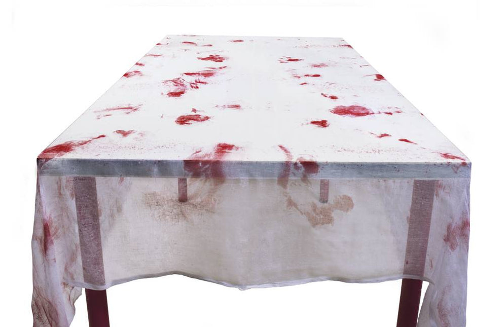 Halloween Tafelkleed Bloederig Deluxe 1,8cm van Boland koop je bij Partywinkel