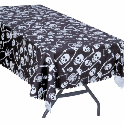Halloween Tafelkleed Doodshoofd 1,77m van Fiestas Guirca koop je bij Partywinkel
