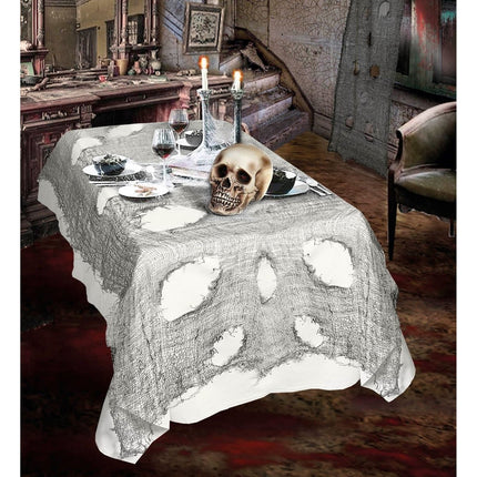 Halloween Tafelkleed Grijs 3m van Widmann koop je bij Partywinkel