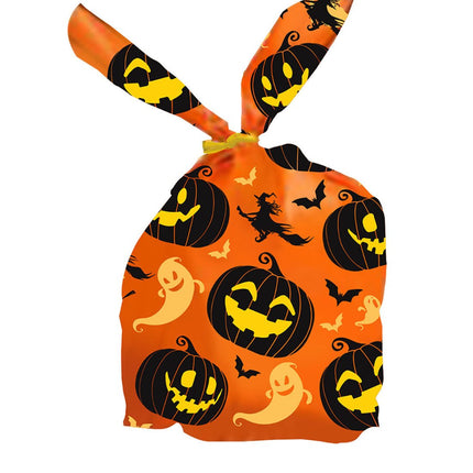 Halloween Uitdeelzakjes Pompoen 13,5cm van Fiestas Guirca koop je bij Partywinkel