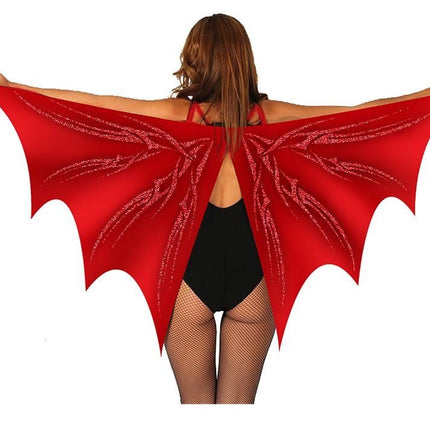Halloween Vleugels Rood 1,7m - Partywinkel - 8434077168813