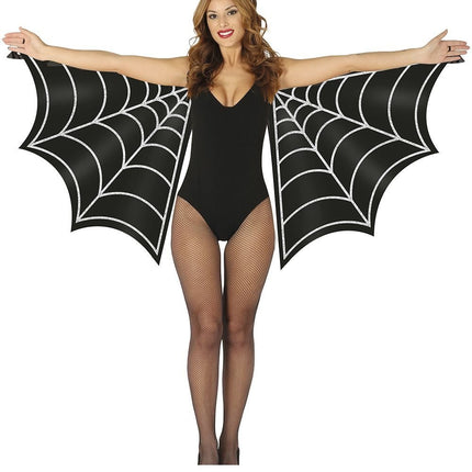 Halloween Vleugels Spinnenweb 1,7m - Partywinkel - 8434077168820