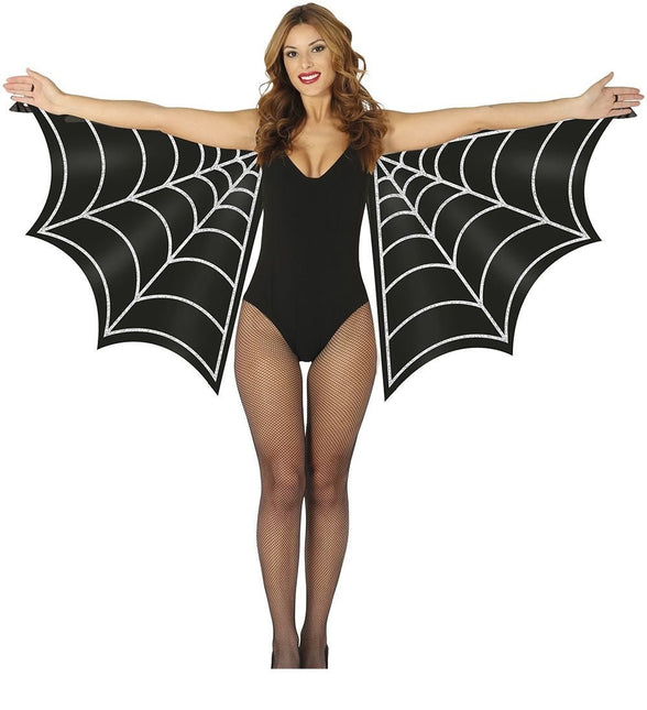 Halloween Vleugels Spinnenweb 1,7m - Partywinkel - 8434077168820