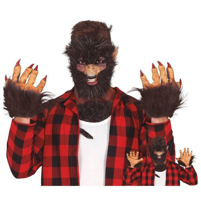 Handschoenen Weerwolf van Fiestas Guirca koop je bij Partywinkel