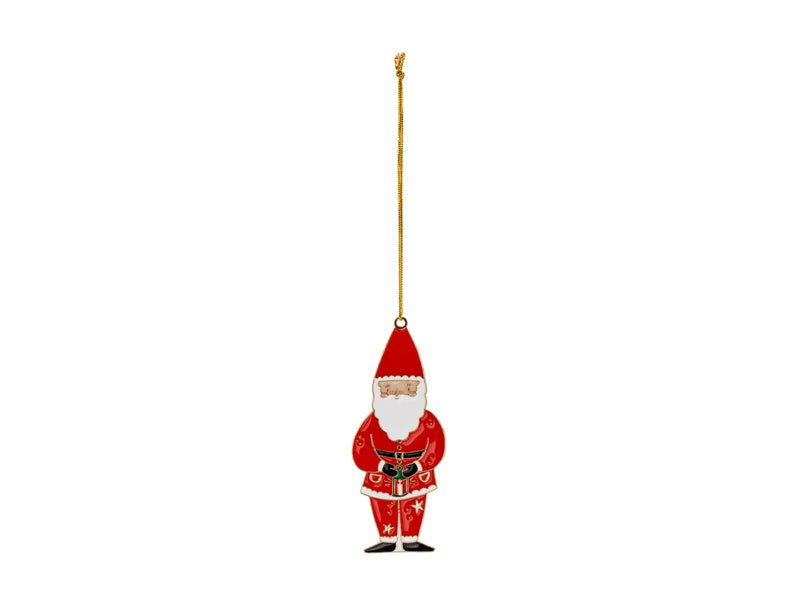 Hangdecoratie Kerstman 10cm van Partydeco koop je bij Partywinkel
