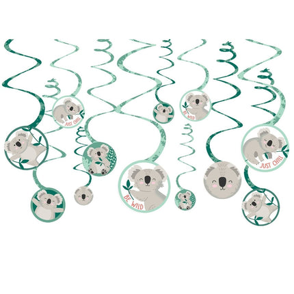 Hangdecoratie Koala 12st van Riethmueller koop je bij Partywinkel