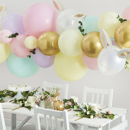 Hangdecoratie Konijn Metaal 32cm van Ginger Ray koop je bij Partywinkel