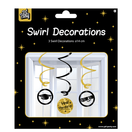 Hangdecoratie You Did It 14cm 3st van Paper Dreams koop je bij Partywinkel