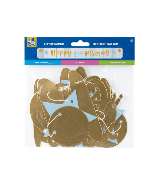 Happy 1St Birthday Letterslinger van Paper Dreams koop je bij Partywinkel