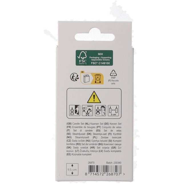 Happy Birthday Kaarsen 11st van Folat koop je bij Partywinkel