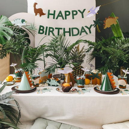 Happy Birthday Letterslinger Dinosaurus van Partydeco koop je bij Partywinkel