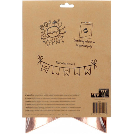 Happy Birthday Slingers Roze 6m van Folat koop je bij Partywinkel