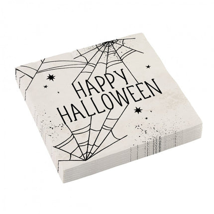 Happy Halloween Servetten 33cm 16st van Riethmueller koop je bij Partywinkel