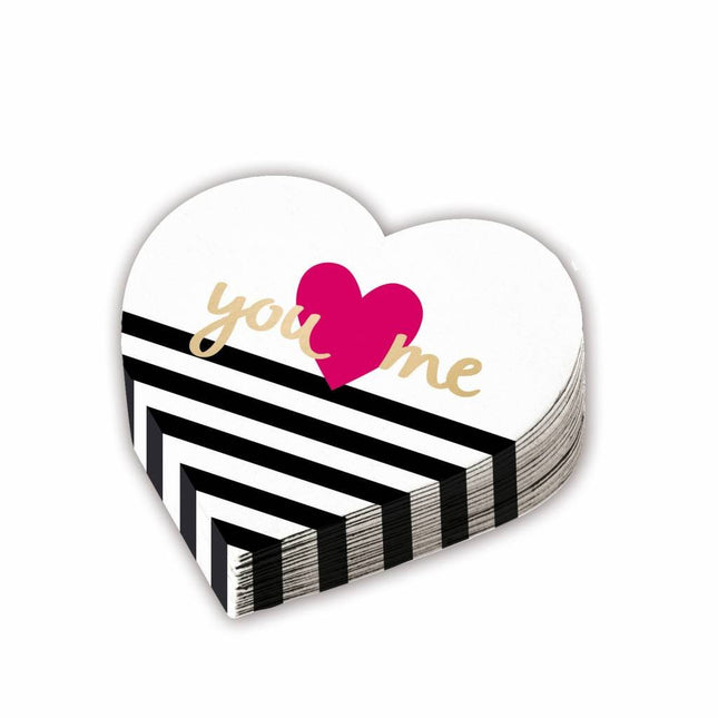 Hartjes Servetten 32cm 12st van Riethmueller koop je bij Partywinkel