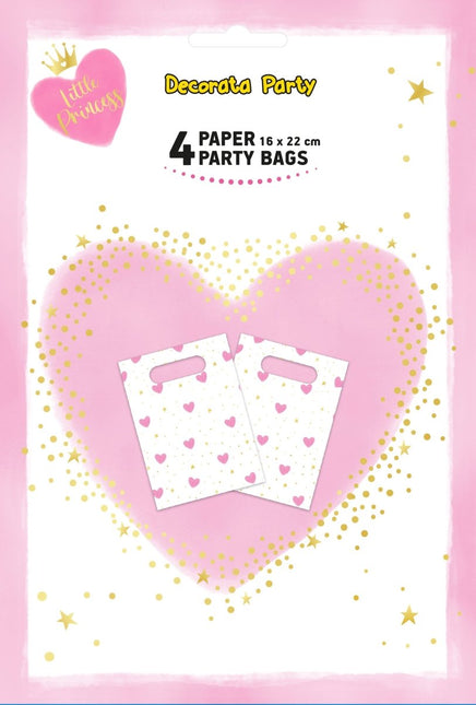 Hartjes Uitdeelzakjes 4st van Procos koop je bij Partywinkel