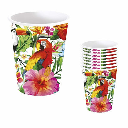 Hawaii Bekers 240ml 6st van Fiestas Guirca koop je bij Partywinkel