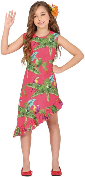 Robe Maxi Fille Royal Hawaiian - 100% Coton Floral - Taille 2 - Occasion Excellent état