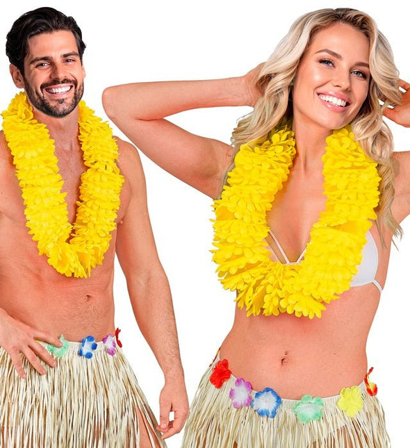 Hawaii Krans Geel van Widmann koop je bij Partywinkel
