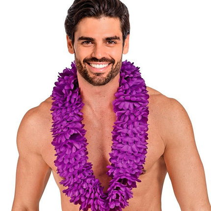 Hawaii Krans Paars van Widmann koop je bij Partywinkel