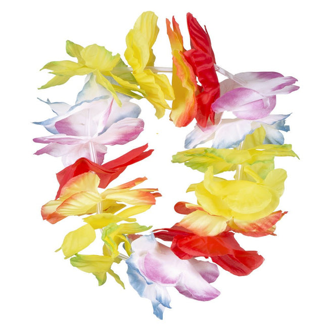 Hawaii Krans Set Deluxe 4 delig van Boland koop je bij Partywinkel