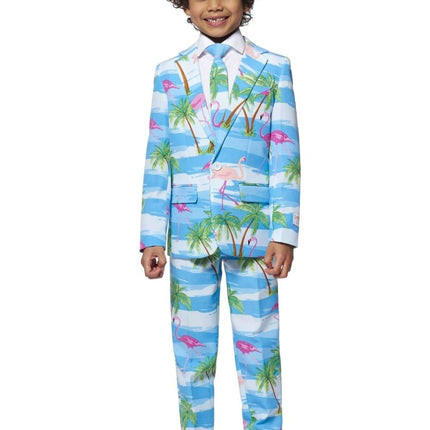 Hawaii Pak Jongen Flamingo van OppoSuits koop je bij Partywinkel